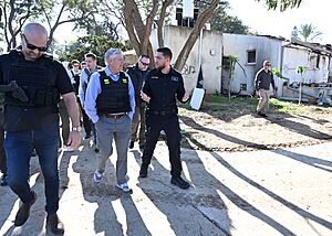 United States Senator Lindsey Graham visits Kibbutz Kfar Aza on January 4, 2024 - 59