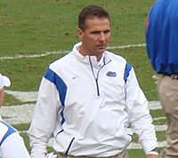 Urban Meyer of Florida Gators on October 25, 2008
