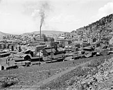 Victor, Colorado and the Gold Coin Mine - c1900