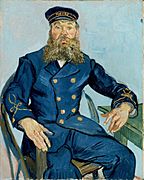 Vincent van Gogh - Portret van de postbode Joseph Roulin