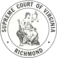 Virginia supreme court seal