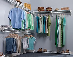 Walk In Closet - Expandable Closet Rod and Shelf