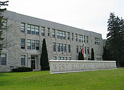 High school in West Rutland