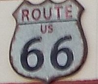 Winslow-Iconic Route 66 sign