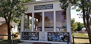 World's Largest Popcorn Ball, Sac City, Iowa