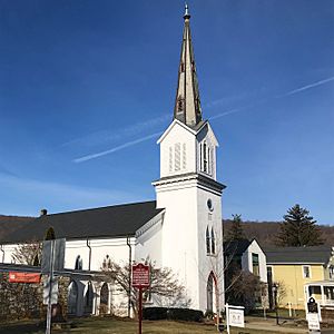Zion Lutheran Church, Long Valley, NJ - looking northwest