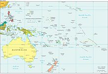 "Political Oceania" CIA World Factbook