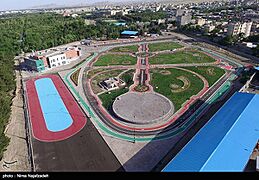 00 Traffic playground in Mashhad Iran