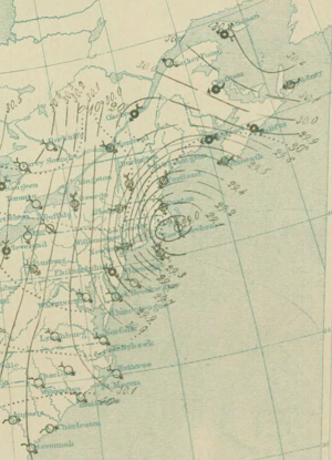 10 PM March 12 surface analysis of Great Blizzard of 1888.png