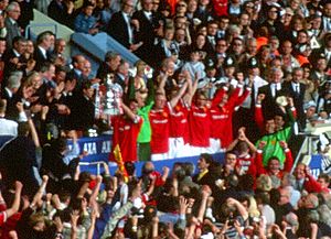 1999 FA Cup Final trophy presentation (cropped)