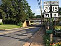2016-07-21 18 23 31 View south along U.S. Route 15 and north along Virginia State Route 20 (Caroline Street) between Old Main Line and Lindsay Drive in Orange, Orange County, Virginia