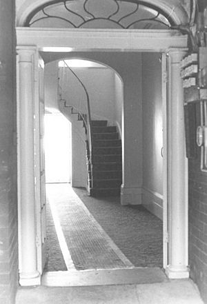 662 - Stanmore House - Front doorcase with attached columns. (5045003b4)