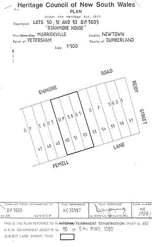 662 - Stanmore House - PCO Plan Number 662 (5045003p1)