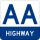 AA Highway Shield.svg