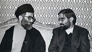 Ali Khamenei (Left) - Mir-Hossein Mousavi (Right)