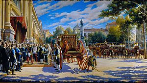 Apertura de las Cortes en 1919 (Asterio Mañanós Martínez)