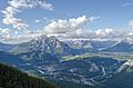 Banff from Sulphur Mountain 2020