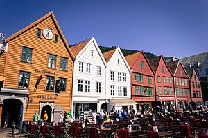 Barrio de Bryggen, Bergen
