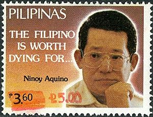 Benigno Aquino Jr 2000 stamp of the Philippines