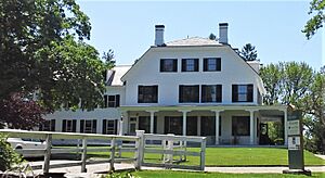 Brayton House at Green Animals Topiary Garden in Portsmouth Rhode Island Preservation Society of Newport County crop