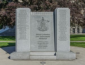 British Columbia Law Enforcement Memorial, Victoria, British Columbia, Canada 07.jpg
