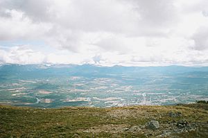 Bulkley Valley from Hudson Bay Mountain