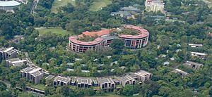 Capella Singapore aerial view