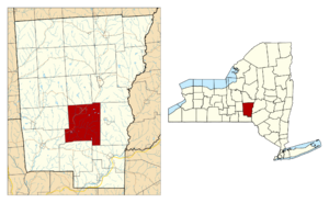 Chenango County NY Oxford town highlighted.svg