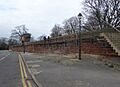 Chester City Walls on the appropriately named City Wall Street (geograph 4875174)