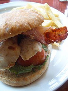 Chicken Burger and Bacon in Edinburgh