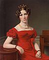 Christoffer Wilhelm Eckersberg - Portrait of Louise Christiane Fugl