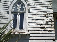 Closeup of Deterioration at Wadsorth Chapel, Los Angeles