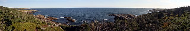 Coastal Cape Breton Island - Western Gun Landing Cove Head to Louisbourg Lighthouse Point