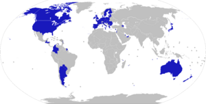 Countries that recognize Hezbollah as a terrorist organization (1)