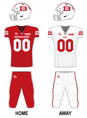 DC Defenders uniforms