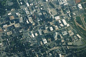 Downtown Winston-Salem Aerial Angle (29640732708)