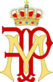 Dual Cypher of King Philippe and Queen Mathilde of the Belgians