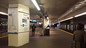 Expo Line platform of Waterfront station