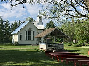 Fanshawe Pioneer Village church