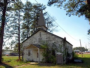 Fort McClellan World War II-era church April 2014