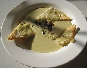 Four cheese soup