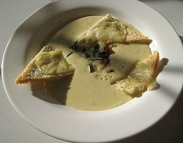 Four cheese soup