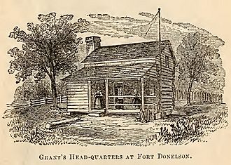 Grant's headquarters at Fort Donelson