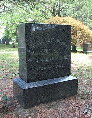 Grave of Adeline Dutton Train Whitney
