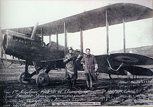 Greek aviators in Constaninople 1918