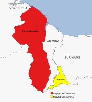 Guyana Disputed Areas