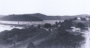 Hawkesbury River station c.1922