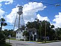 Hawthorne FL city hall and water tower01