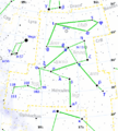 Hercules constellation map visualization