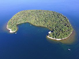 Horseshoe Island Aerial